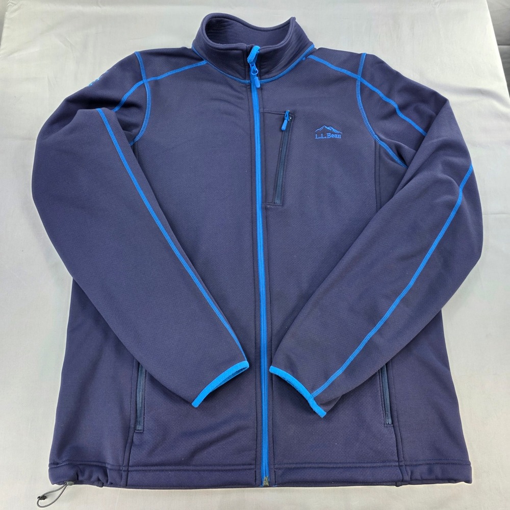L.L.Bean Full Zip Jacket Softshell Lightweight At… - image 1